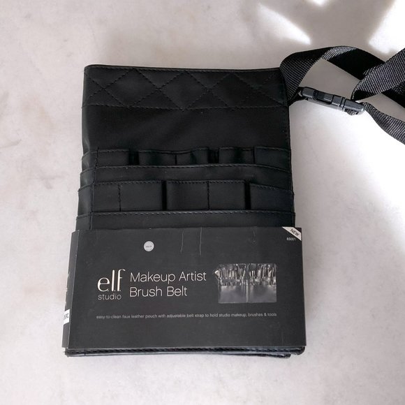 NWT! New Elf Studio Makeup Artist Brush Belt (black) makeup brush organizer - Picture 1 of 3